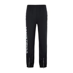 Kappa Kontroll Black Track Pants Mens Size M Logo Zipper Ankle Regular Fit